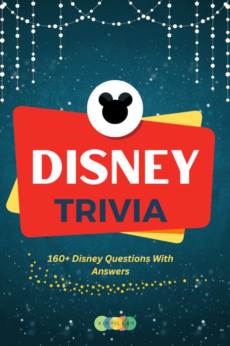 Disney Trivia Questions And Answers For Kids, Disney Trivia For Kids, Trivia For Kids With Answers, Disney Trivia Questions And Answers, Pixar Trivia, Kids Trivia Questions, Disney Quizzes Trivia, Movie Trivia Questions And Answers, Disney Themed Games