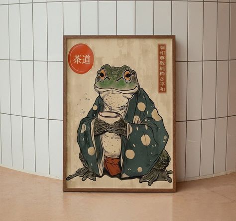 ea Ceremony Frog, Japanese Frog Art, Vintage Frog Poster, Ukiyo-e Frog Print, Japanese Frog Printable Wall Art, Japan Art, Digital Download

Find more artworks here: https://pictorialportale.etsy.com Japanese Frog Art, Frog Printable, Frog Poster, Japanese Frog, Frog Wall Art, Frog Print, Vintage Frog, Art Japan, Dining Room Art