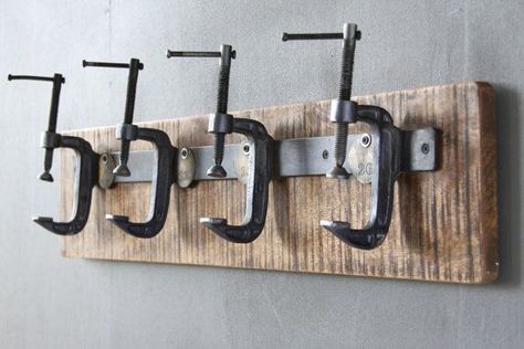 Welding Ideas, Barbershop Design, Diy Welding, Industrial Design Furniture, Vintage Industrial Furniture, Hanger Design, Coat Hangers, Metal Projects, Welding Art