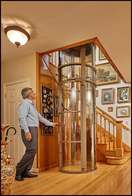 Revolutionary Technology! PVE sells residential elevators and lifts for your home. We have 3 models with different capacities available. Learn more! Residential Elevator, Home Elevators, Home Lift, Home Elevator, House Lift, Stair Lifts, Elevator Interior, Stair Lift, Elevator Design