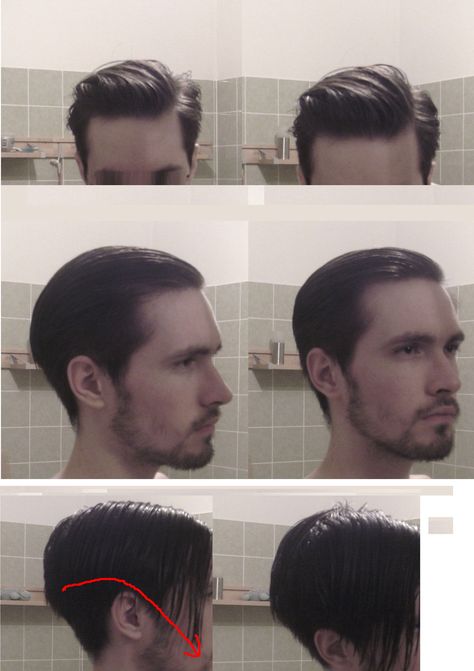 Medium length side part with volume.  This pic shows just how much hair you need before you can style it properly. Side Cut Men, Medium Length Side Part, Hair With Volume, Slick Back Hair, Barber Haircuts, Men Haircut, Slick Back, Hair 2018, Slicked Back Hair