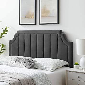 Cal King Headboard, California King Headboard, Queen Size Headboard, Full Platform Bed, Tufted Bed, Velvet Headboard, Wooden Construction, Twin Headboard, King Size Headboard