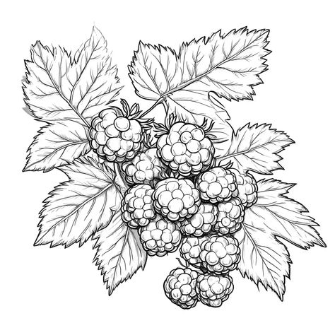 Blackberry Color, Coloring Page, Blackberry, Coloring Pages, Drawings, Color, Colouring Pages