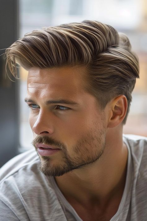 Hipster Men Haircut, Mens Messy Hairstyles, Beard Styles Short, Grey Hair Men, Mens Hairstyles Medium, Short Beard, Men Haircut Styles, Great Beards, Beard Styles For Men