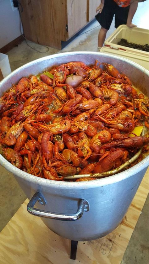 Seafood Boil Crawfish, Crawfish Boil Aesthetic, Crawfish Aesthetic, Craw Fish Boil, Louisiana Food, Seafood Boil Recipes, Yummy Seafood, Soul Food Dinner, Louisiana Recipes