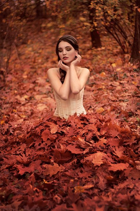 Tim Walker, Albert Camus, Fall Photoshoot, Female Portraits, Charles Bukowski, Autumn Beauty, Fall Photos, On The Ground, Autumn Photography