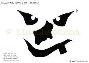 ...  here’s a halloween pumpkin FREE printable for you to download, print off and stick with a Pritt stick onto to the paper pom-pom – how cool is this! Witch Face Template Free Printable, Witch Face Drawing, Witch Faces, Pumpkin Patterns Free, Face Cut Out, Disney Pumpkin Carving, Free Printable Halloween, Face Stencils, Witch Coloring Pages