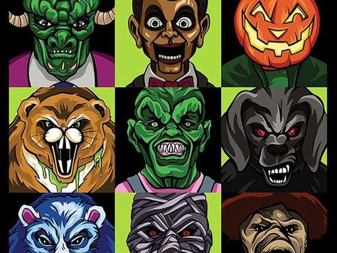 Goosebumps Characters, Goosebumps Party, Goosebumps Monsters, Slappy The Dummy, Trivia Quizzes, Creepy Horror, Halloween Movies, Dog Photos, Halloween Fun