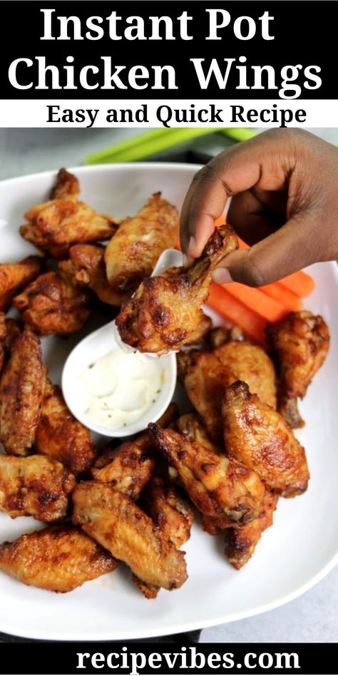 Pressure Cooker Wings Frozen, Chicken Wing Instant Pot, Instant Pot Frozen Chicken Wings, Instant Pot Wings Frozen, Instant Pot Chicken From Frozen, Instant Pot Chicken Wings Recipes, Insta Pot Chicken Wings, Instapot Chicken Wings, Instant Pot Wings Recipe