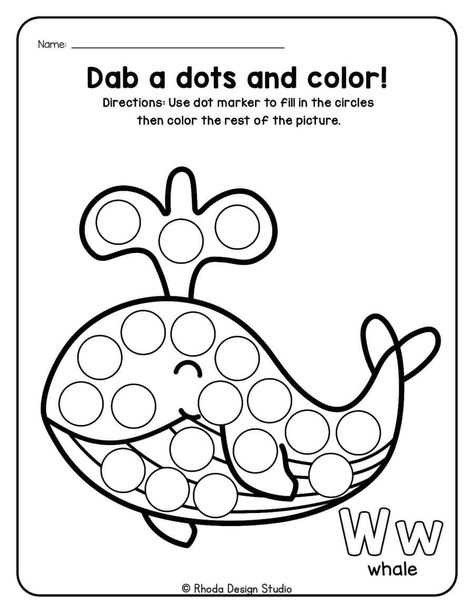 Letter W Coloring Pages Letter J Worksheet, N Coloring Pages, J Coloring Pages, J Worksheet, Dot Worksheets, Do A Dot, Dot Markers, Letter W, Letter N