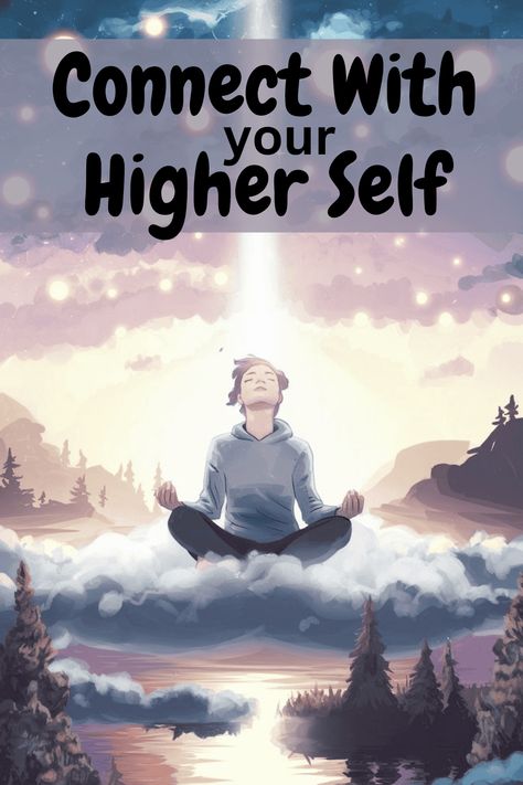 woman connecting with her higher self Ego And Soul, Meditation Journaling, Your Higher Self, Live With Purpose, Inner Wisdom, True Purpose, Higher Self, Daily Practices, The Balance