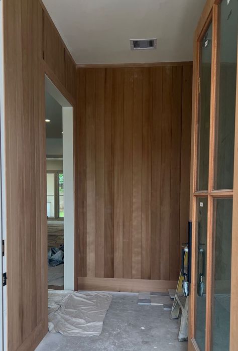 Cedar Walls Interior, Cedar Accent Wall, Modern Nest, Cedar Walls, House Basement, Martin House, Colorado House, Wood Slat Wall, Double J