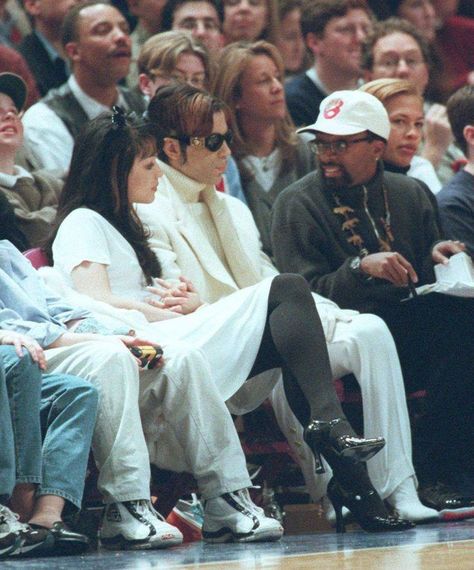 Prince, Mayte Garcia and Spike Lee at Knicks-Bulls Game 1996. The Artist Formerly Known As Prince, Mayte Garcia, Prince Paisley Park, Prince Nelson, Prince Pictures, Prince And Mayte, Prince Images, Prince Tribute, The Artist Prince