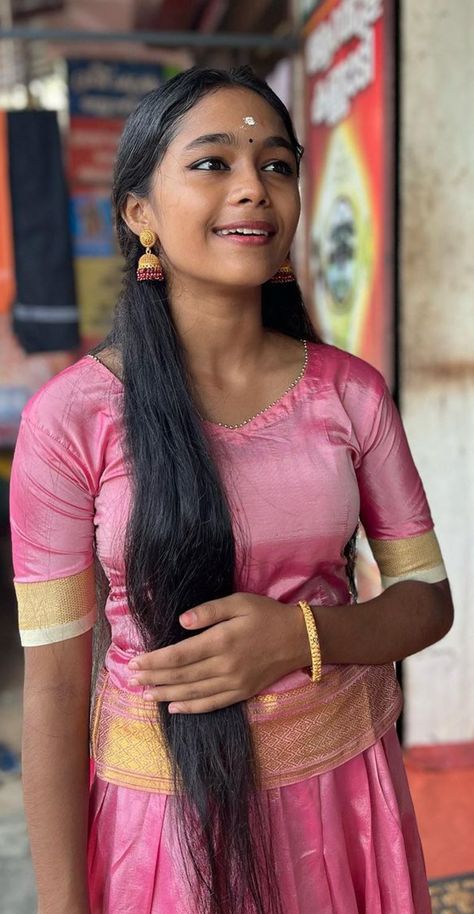 Uppum Mulakum Shivani, Shivani Menon, Pavadai Sattai, Cute College Outfits, Bollywood Hairstyles, Beautiful Casual Dresses, Beautiful Dresses Short, Beautiful Dresses For Women, Kandy