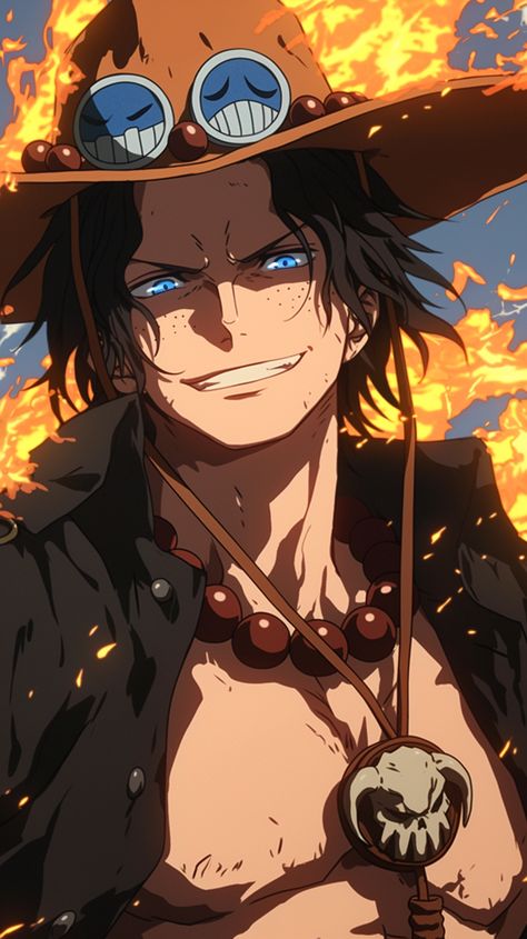 Fire Fist Ace, Ace Sabo Luffy, One Piece Photos, One Piece Cartoon, Portgas D Ace, One Piece Ace, One Piece Funny, One Peice Anime, Anime Design