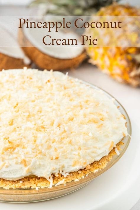 Pecan Sandies Crust, Pineapple Coconut Pie, Pig Recipes, Coconut Cream Recipes, Pecan Sandies, Coconut Cream Pie Recipes, Winter Dessert Recipes, Coconut Pie, Coconut Milk Recipes