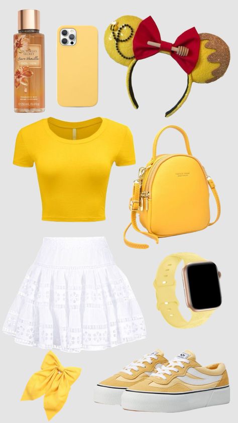 Yellow disney outfit inspo #disney Disney Outfit Inspo, Cute Disney Outfits, Disney Outfit, Disney Outfits, Cute Disney, Cute Outfits, Disney, Yellow, Outfit Inspo