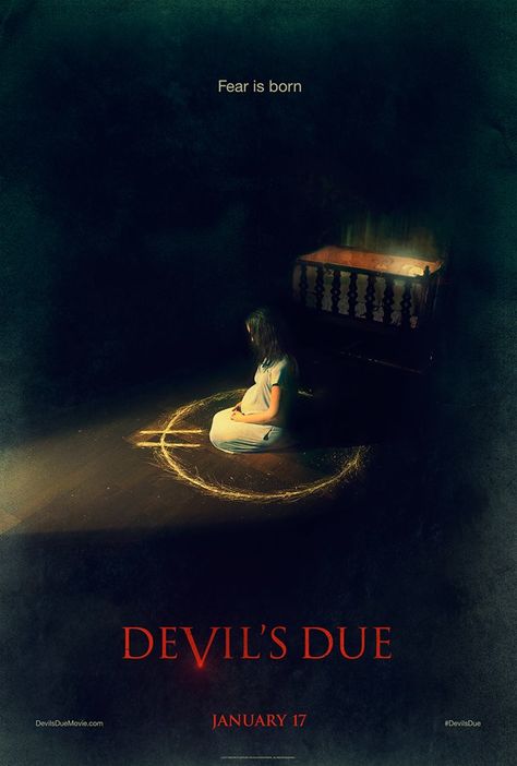 See the #DevilsDue Official Movie Poster. Devils Due, Top Horror Movies, Upcoming Horror Movies, Devil's Due, Movies 2014, Best Horror Movies, Thriller Movies, Horror Movie Posters, Movie Releases