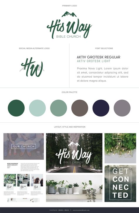 Style guide for a Seattle church. #graphicdesign #modern #business #branding Church Mood Board, Ministry Website Design, Ministry Branding, Coffee Shop Logo Ideas, Church Branding Visual Identity, Canva Church Templates, Shop Logo Ideas, Christian Branding, Website Style Guide