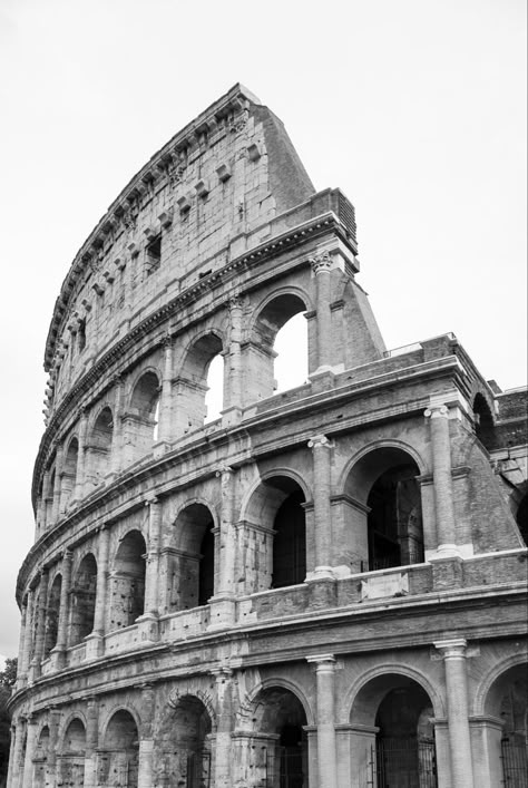 Rome Photography, Roman Colosseum, Italy Print, Roman Art, Desenho Tattoo, Travel Images, Photography Wall, White Photo, Ancient Rome