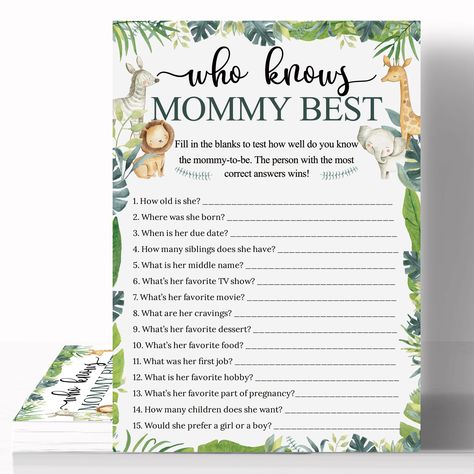 Jungle Theme Baby Shower Games, Safari Animal Baby Shower Ideas, Zoo Baby Shower Ideas, Jungle Theme Games, Baby Animal Baby Shower Theme, Zoo Animal Baby Shower Ideas, Zoo Themed Baby Shower Ideas, Baby Shower Ideas Jungle Theme, Safari Themed Baby Shower Ideas