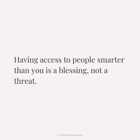 Surrounding yourself with individuals who are smarter than you can lead to tremendous growth and learning opportunities. Embrace the blessing of their knowledge.  #selflove #motivation #mindset #confidence #successful #womenempowerment #womensupportingwomen Selflove Motivation, Being Confident, The Blessing, Women Supporting Women, A Blessing, Self Improvement, Women Empowerment, Gratitude, Self Love