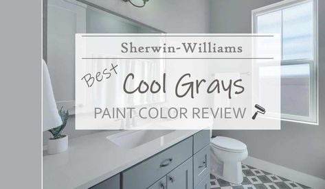 best-sw-cool-gray-colors-featured-image Sherwin Williams Silver Strand, Charcoal Grey Paint, Modernize Your Home, Compass Directions, Sherwin Williams Gray, Blue Gray Paint, Grey Paint Colors, Popular Colors, Sherwin Williams