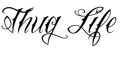 Thug Life Tattoo Design, Gangster Words, Tattoo Words Design, Thug Life Tattoo, Tattoo Name Fonts, Tattoo Words, Words Design, Chicano Lettering, Knuckle Tattoos