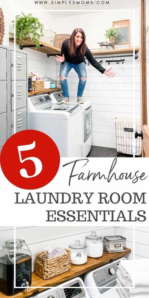 Laundry Display Ideas, Storage Ideas For Laundry Detergent, Unfinished Laundry Room Organization, Laundry Room Above Cabinet Decor, Laundry Room Soap Storage Ideas, Laundry Room Style, Organization Ideas For Laundry Room, How To Store Laundry Detergent, Farmhouse Laundry Room Organization