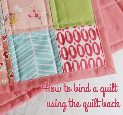 Binding a quilt with the quilt back | Cluck Cluck Sew Machine Binding A Quilt, Quilt Binding Tutorial, Cluck Cluck Sew, Sewing Binding, Binding Tutorial, Quilt Binding, Doll Quilt, Diy Quilt, Quilting Techniques