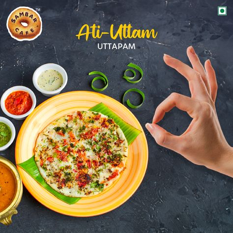 Indulge in South Indian bliss with our mouthwatering Uttapam at Sambar Café. #uttapam #uttapamlover #uttapamtime #sambarcafe #ahmedabadrestaurant #southindianfood #authenticsouthindianfood #southindianrestaurant #ahmedabadfoodie #southindiancuisine #bestbreakfastinahmedabad South Indian Cafe, Indian Cafe, Posters Design, South Indian Food, Best Breakfast, Traditional Food, The Good Place, Cafe, Restaurant