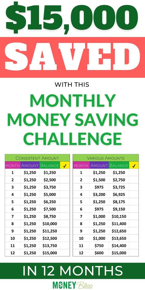 How To Save 15000 In A Year, 15k In 52 Weeks, 15000 Savings Challenge In 52 Weeks, Save 15k In A Year, 15k Savings Challenge Biweekly, Save 15000 In 6 Months, Emergency Fund Savings Plan Biweekly, Saving Biweekly Money Challenge, Money Challenge Biweekly