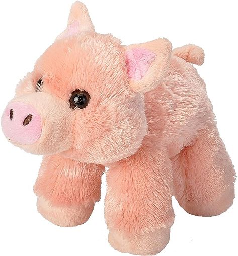 You and your loved ones will definitely give this stuffed animal pig endless “hogs” and kisses. Pig Stuffed Animal, Animal Hugs, Small Pigs, Teddy Toys, Pet Pigs, Unicorn Plush, Fantasias Halloween, Cuddly Toy, Bird Toys