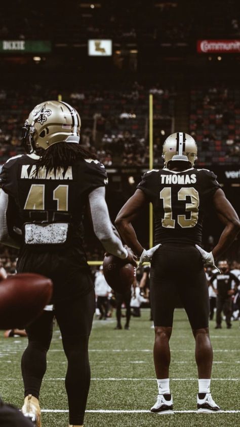 Saints Football Wallpaper, Nfl Aesthetic Wallpaper, Football Wallpaper Nfl, Nfl Photography, Football Aesthetics, American Football Cleats, Football Swag, Nfl Fantasy Football, Nfl Wallpaper