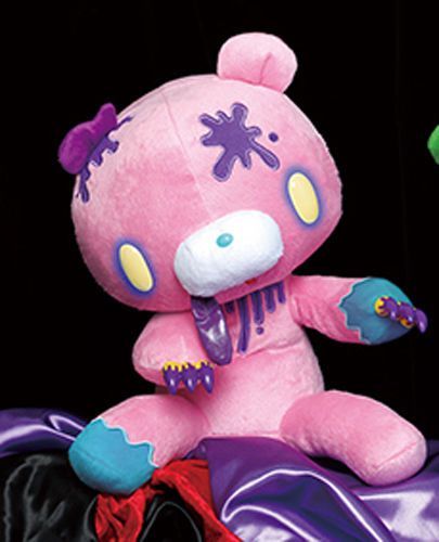 Cute Japanese gloomy bear | Gloomy Bear 10'' Pink Halloween Bear Zombie Gloomy Bear, Gloomy Bear, Pink Teddy Bear, Pink Teddy, Pink Halloween, Stuffed Animals, Stuffed Animal, Zombie, Teddy Bear