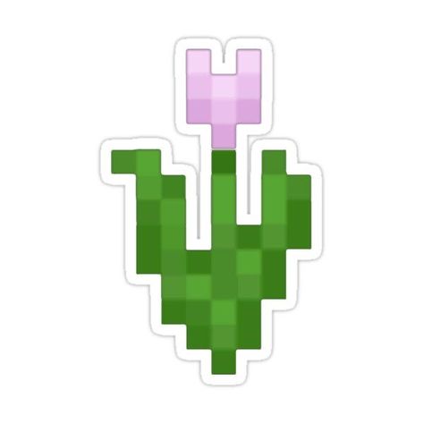 Minecraft Tulip, Minecraft Wall Ideas, Diy Minecraft Decorations, Minecraft Png, Pink Minecraft, Painting Minecraft, Minecraft Village Ideas, Cherry Blossom House, Minecraft Pfp