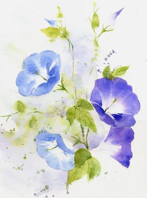 Watercolor Blog, Watercolor Pictures, Watercolor Flower Art, 수채화 그림, Watercolor Flowers Paintings, Watercolor Paintings Tutorials, Watercolor Inspiration, Flower Art Painting, Watercolor Rose