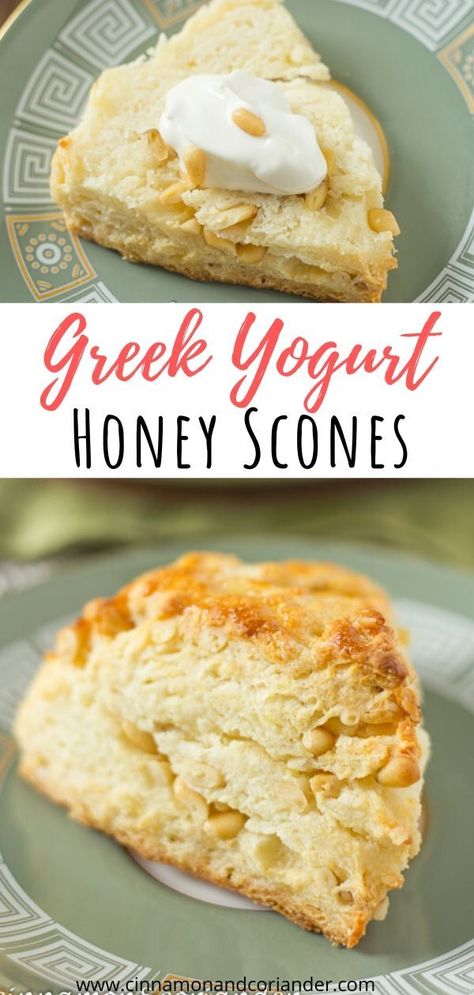 Honey Scones, Brunch Scones, Easy Scones, British Breakfast, Honey Muffins, Greek Breakfast, Scone Recipes, Scones Easy, Breakfast And Brunch