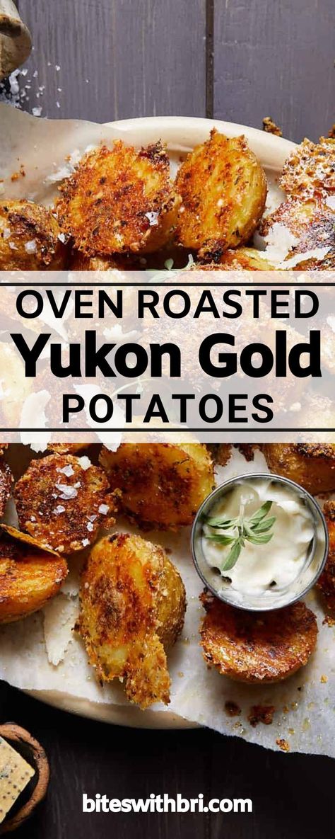 Yukon Potato Recipes, Roasted Gold Potatoes, Baked Yukon Gold Potatoes, Crispy Potatoes In Oven, Small Potatoes Recipe, Gold Potato Recipes, Roasted Yukon Gold Potatoes, Dry Spices, Potatoes In Oven