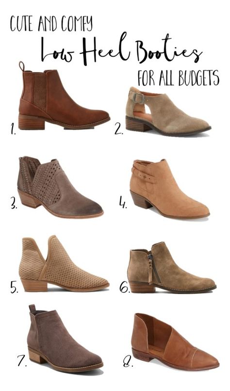 Low Heel Booties, Low Heel Flats, Perfect Wedding Shoes, Booties Outfit, Flat Booties, Fall Booties, Boots Fall, Fall Shoes, Shoe Obsession