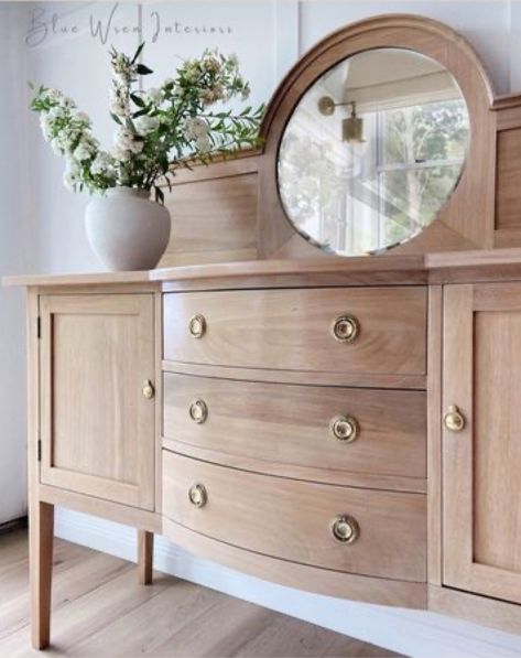 Floating Nightstand Ideas, Modern Floating Nightstand, Nightstand Ideas, Furniture Makeover Inspiration, Vintage Furniture Makeover, Refinishing Furniture Diy, Bleached Wood, Using Chalk Paint, Furniture Flip