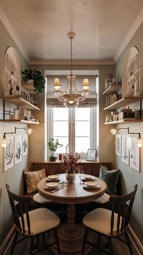 Dining Room Design Ideas for Small Apartments Kitchen With Dining Area Small, Dining Multipurpose Room, Small Rectangle Dining Room, Apartment Living Dining Room Combo, Small Dining Corner, Small Kitchen Seating Ideas, Small Apartment Dining Area, Corner Dining Nook, Extendable Tables