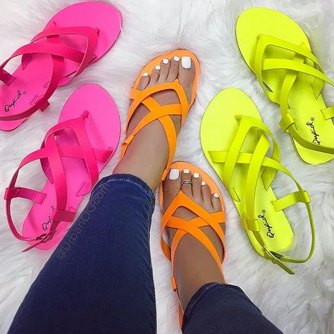 UrbanOG (@urbanogcom) • Instagram photos and videos Summer Dresses Shoes, Neon Sandals, Pearl Sandals, Spring Sandals, Closed Toe Sandals, Buckled Flats, Strap Sandals Women, Leather Sandals Flat, Boys Boots