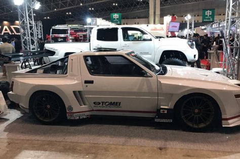 Mitsubishi Starion with a RB26 and custom widebody Mitsubishi Sports Car, Mitsubishi L200 Modified, Mitsubishi Fto Modified, Mitsubishi Space Wagon, Rb26 Engine, Mitsubishi Starion, Old Mitsubishi, Gifu Japan, Stance Cars