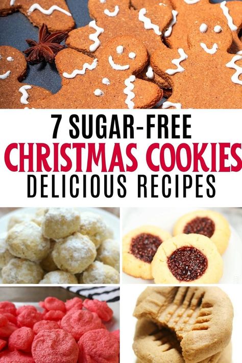 Sugar Free Holiday Cookies, Sugar Free Holiday Treats, Christmas Cookies Sugar Free, Christmas Treats For Diabetics, Christmas Cookies For Diabetics, Low Sugar Christmas Treats, Sugar Free Holiday Desserts, Sugar Free Christmas Candy, Sugar Free Cookies For Diabetics