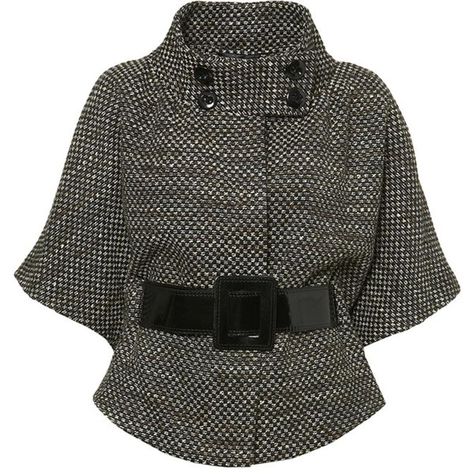 Boucle Cape - Jackets and Coats - New In - Topshop found on Polyvore featuring women's fashion, outerwear, coats, jackets, tops, coats & jackets, cape coat and topshop cape Stylish Jackets Women, Trendy Jackets For Women, Fashion Outerwear, 2piece Outfits, Blazer Jackets For Women, Coat Women Fashion, Cape Jacket, Trendy Fashion Tops, Fashionista Clothes