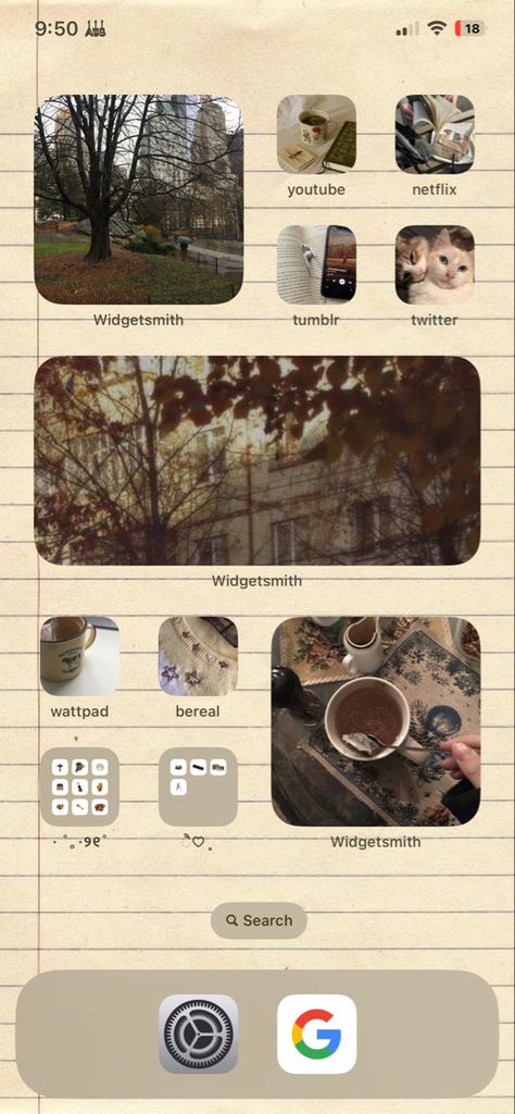 Ios 16 Autumn Wallpaper, Fall Theme Phone Ideas, Autumn Ios 16 Wallpaper, Autumn Ios Layout, Ipad Homescreen Ideas Fall, Fall Ipad Layout, Fall Phone Theme Ideas, Fall Phone Ideas, Fall Ios 16 Homescreen