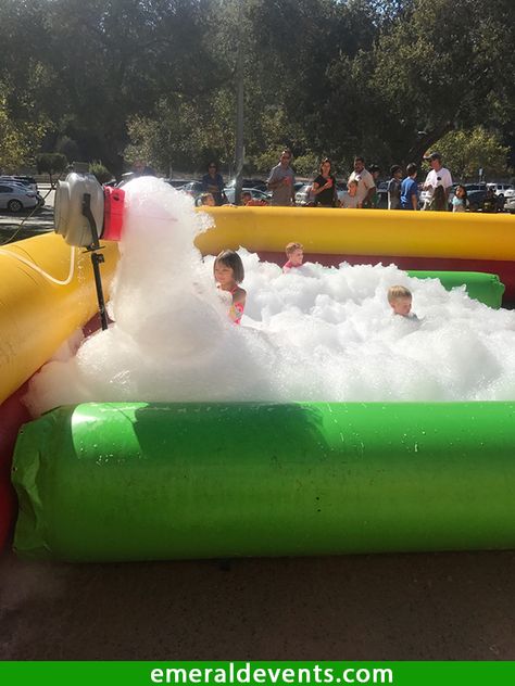 Foam Pit Party, Bounce House At Wedding, Inflatable Party Rentals, Bounce House Adults, Foam Pit, Inflatable Bounce House Business, Foam Machine, Party Rental Ideas, Kids Party Rentals