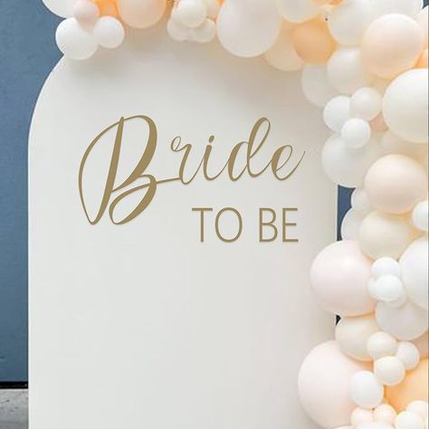 Bridal Shower Party Decorations, Bridal Decor, Bridal Decorations, Bridal Shower Party, Backdrop Stand, Bride To Be, Balloon Arch, Bride Bridal, Wedding Arch