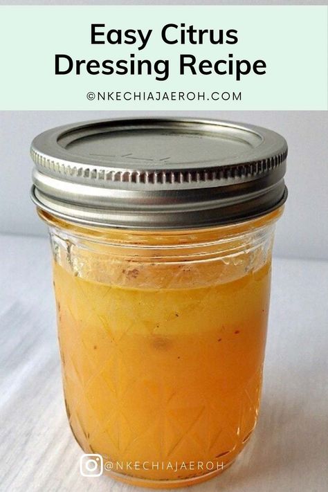 Salad Dressing Vinaigrette, Citrus Vinaigrette Dressing, Citrus Dressing Recipe, Dressing Vinaigrette, Olive Oil Salad Dressing, Citrus Salad Dressing, Lemon Salad Dressings, Dressing Salad, Orange Vinaigrette